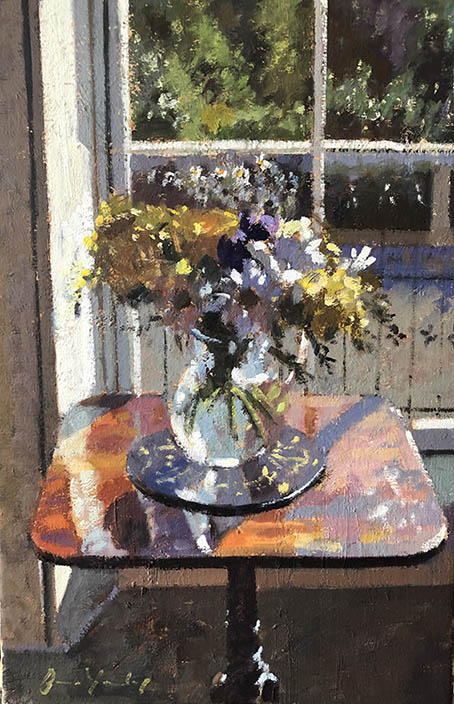 Bruce Yardley Flowers in a Glass Jug